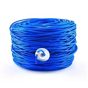 Quality 500ft CAT 6 Ethernet Cable 250MHz 23AWG 4 Pairs Blue Network Cable wholesale