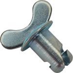 Replace/Repair Purpose Steel Sprint Car Dzus Butterfly Head Buttons with Handle