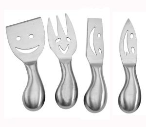 Quality Cheese Tool Stainless Steel Smile Shape Cheese Knives factory price wholesale