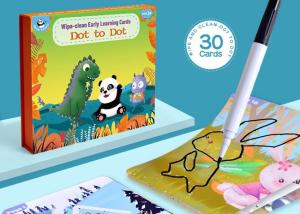 Quality Dot to Dot Activities For Learning Erasable Flash Cards Preschool Education wholesale