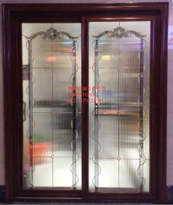Quality antique brass decorative glass panel wholesale