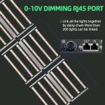 ANROFU 640W Dimmable Full Spectrum LED Grow Lamp Aluminum Materials Full