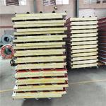 50mm glass exterior prefabricated building sandwich roof panel with fireproof