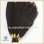 Indian 5A virgin hair bulk ,natural color(can be dye) afro kinky curly 10''-26'