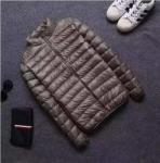 Blank Hooded Warm Down Jacket Casual Lightweight Winter Men Jackets