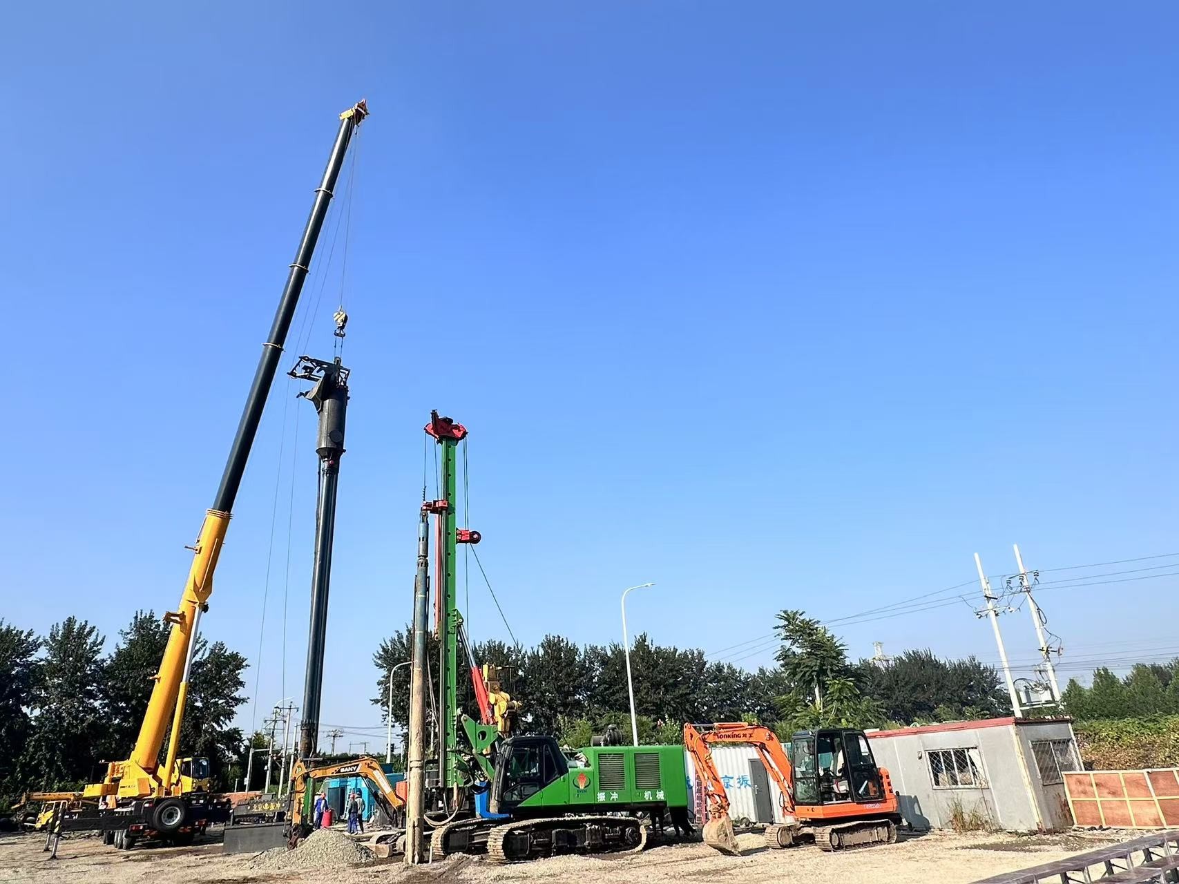 176kW Power Pack Hydraulic Vibroflot Adapt To Soil Layer Frequency For Liquefaction Resistance