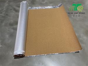 Quality Acoustic Cork Flooring Underlayment 3mm With Aluminum Foil Comfort Step wholesale