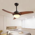 64 Inch luxury Nordic Ceiling Fans American retro ceiling fan creative 5 Blades