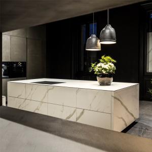 Quality High End Stone ODM Matte Finish Kitchen Cabinets Industrial Hotel Home wholesale