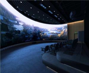China Flexible Stable Virtual Production Screen , Multifunctional Curved LED Wall on sale