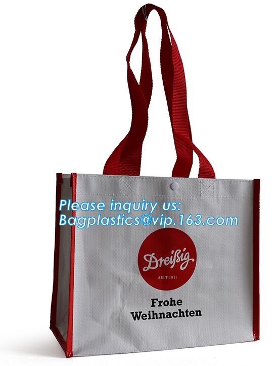 Fashion WaterProof PP Woven Laminated Handle Shopping Bag,fashion laminated reusable pp woven big shopping woven bag