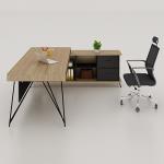Metal Pedestal Computer Desk Direct Office Furniture for Wide Separate