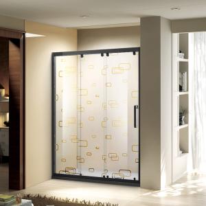 Quality Sliding Glass Bath Shower Door Sanitary Grade Customized Size LBS7845-8 wholesale