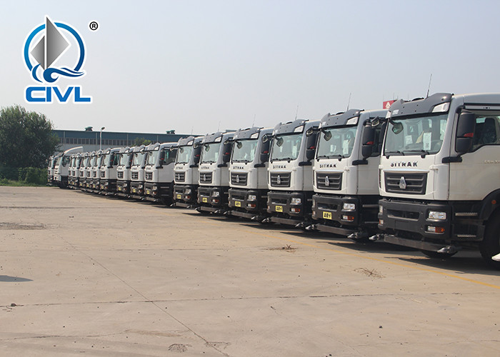 Howo Water Tank Truck 6x4 16000l Sinotruk 371hp 12.00R20 Radial Tire Can Option Q235Material