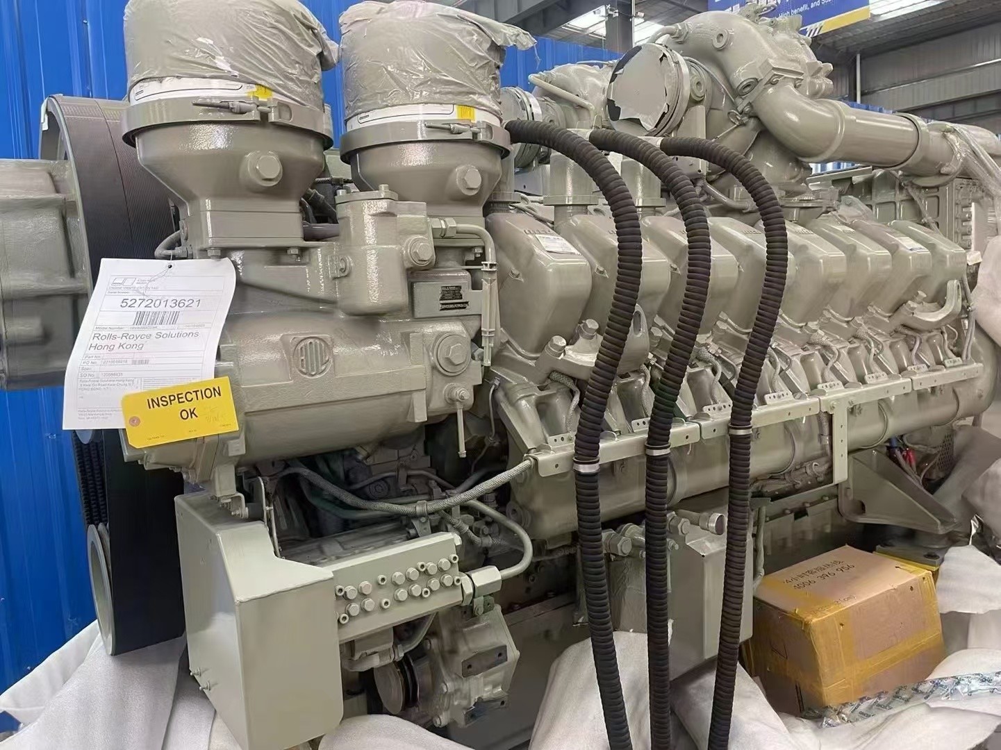 High Performance Used MTU Engine 16V4000023R Used Excavator Engine