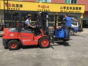 Quality 3.8 Ton Diesel Forklift Truck With 3~6m Deliberate Wide View Mast CE Certificated wholesale