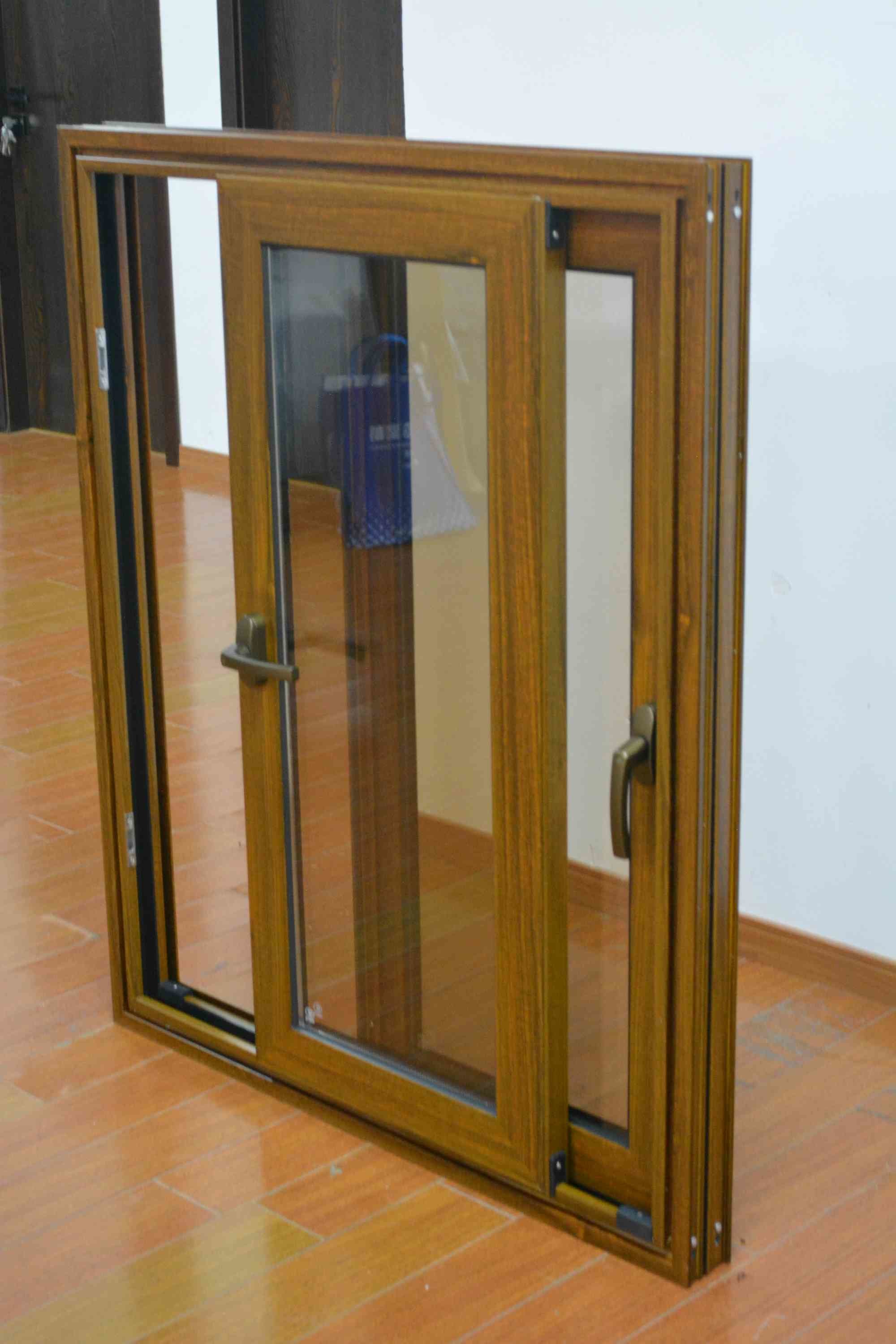 8mm 10mm Aluminum Glass Windows Customizable Size Aluminium Double Glazed Windows