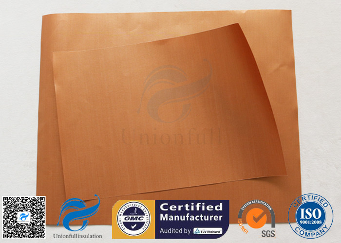 Non Stick Silicone Baking Mat PTFE BBQ Grill Mat Copper 0.2MM Heat Resistant 260℃