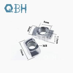 Quality Aluminum Alloy Profile Sliding T-Nut Carbon Steel Nickel Plated Semicircle T-Slot Nut wholesale
