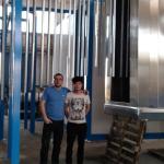 PP Horizontal Powder Coating Line Aluminium Powder Coating Plant CE