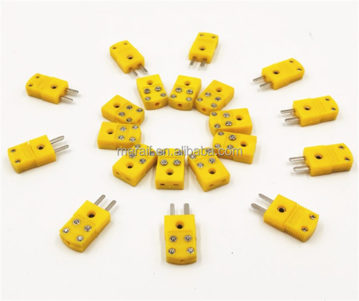 wholesale K Type Thermocouple Male/Female Mini Connectors Plug Thermocouple Temperature Male K Type Sensors