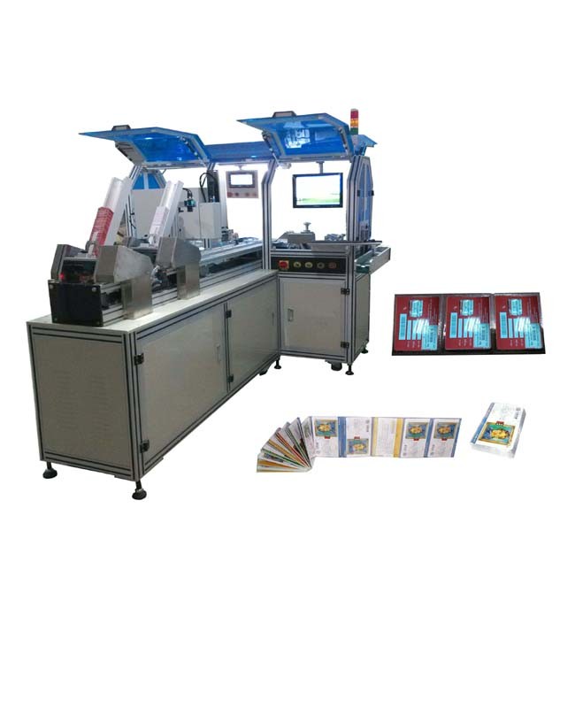 Automatic Single Card Or Multi Card Packing Machine Card Wrapper PLC Controlled