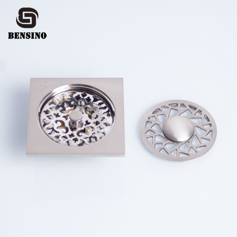 Drawing Nickel OEM 10cm Kitchen Floor Drain Cover