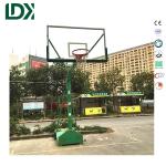 Outdoor School Court Basketball Stand Basketball Hoop Tempered Glass Backboard