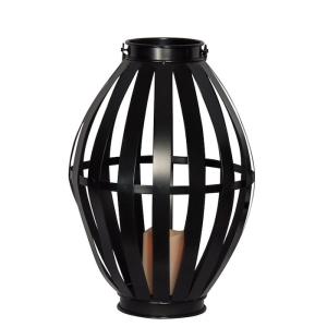 Quality OEM Classical 388mm Hurricane Table Lamps / Black Iron Table Lamps wholesale