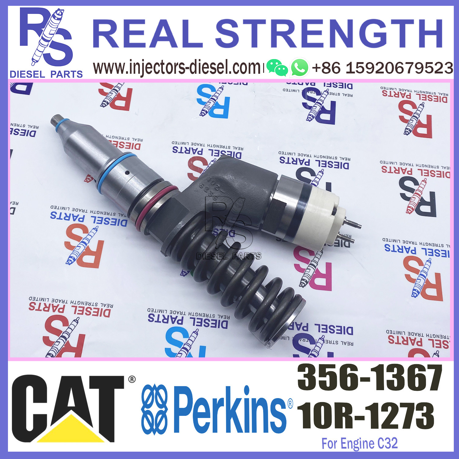 common rail injector 356-1367 10R-1273 10R-9236 for Caterpillar Engine C32