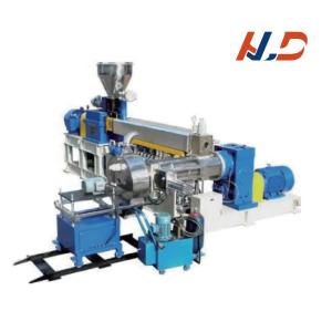 Quality Two Stage Carbon Black Plastic Compounding Pelletizing Extruder 500-1000kg/H wholesale