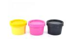 Empty PP Colorful Plastic Face Mask Jar 50g 100g 200g For Skincare Cream