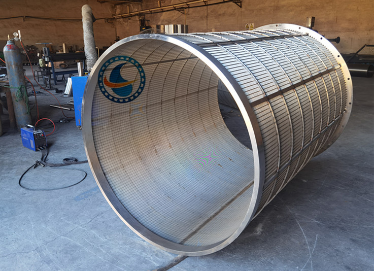 1018mm Dia Wedge Wire Mesh Stainless Steel 304 Continuous Slot Seperator