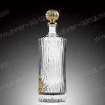 Whisky Brandy Empty Glass Bottles 750ml With Stopper Cork