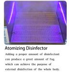 Galvanized Temperature Measuring Atomizing Disinfection Door