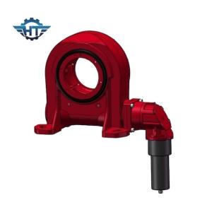 Quality Worm Gear Small Backlash Slew Drive Motor With Hourglass Worm For Trough Thermal Station wholesale
