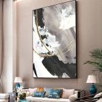 6 Color Hand Painted Oil Painting Abstract Handmade for Nordic Living Room