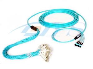 Quality Multimode Optical Fiber Patch Cord , MPO/MTP Fiber Optic Trunk Cable wholesale