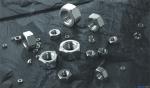Thread Galvanized Lock Nuts , Hexagon Head Metal Lock Nut Anti Loosening