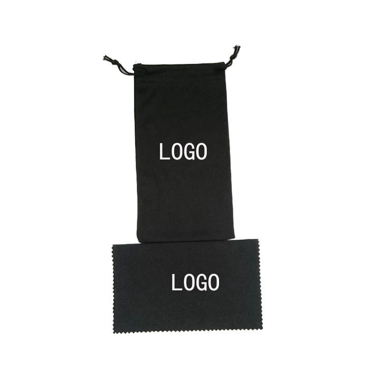 customizable black sunglasses cases package microfiber glasses bag sunglasses pouch