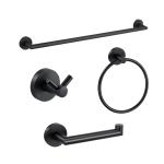 Sustainable Bathroom Hardware Sets Chrome Bathroom Accessories 4 Pieces