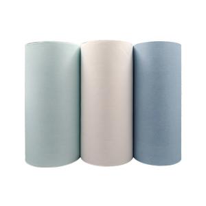 Quality 120gsm Wood Pulp Spunlace Polyester Nonwoven Fabric Industrial Wipes wholesale