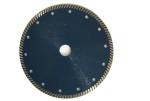 Sintered Blue Color Diamond Saw Blades Dry Cutting For Sand Stone , Wood Stone