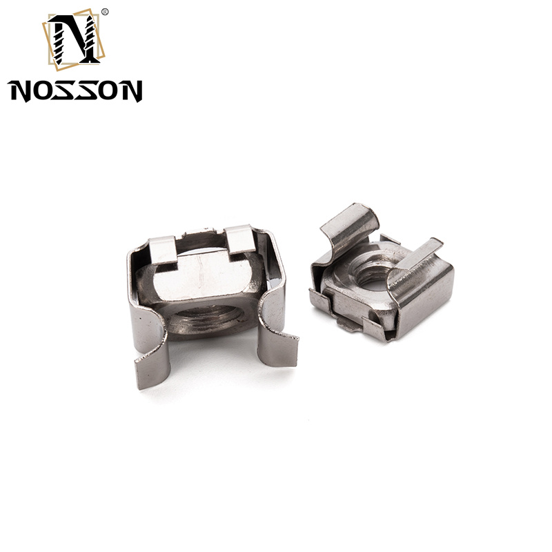 Chrome Plated M4 M6 Zinc Cage Nut with Screw ISO Standard Plain Finish 304 Stainless Steel
