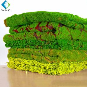 Quality Micro Artificial Vertical Garden , Customized Landscape Decor Fake Moss Mat wholesale