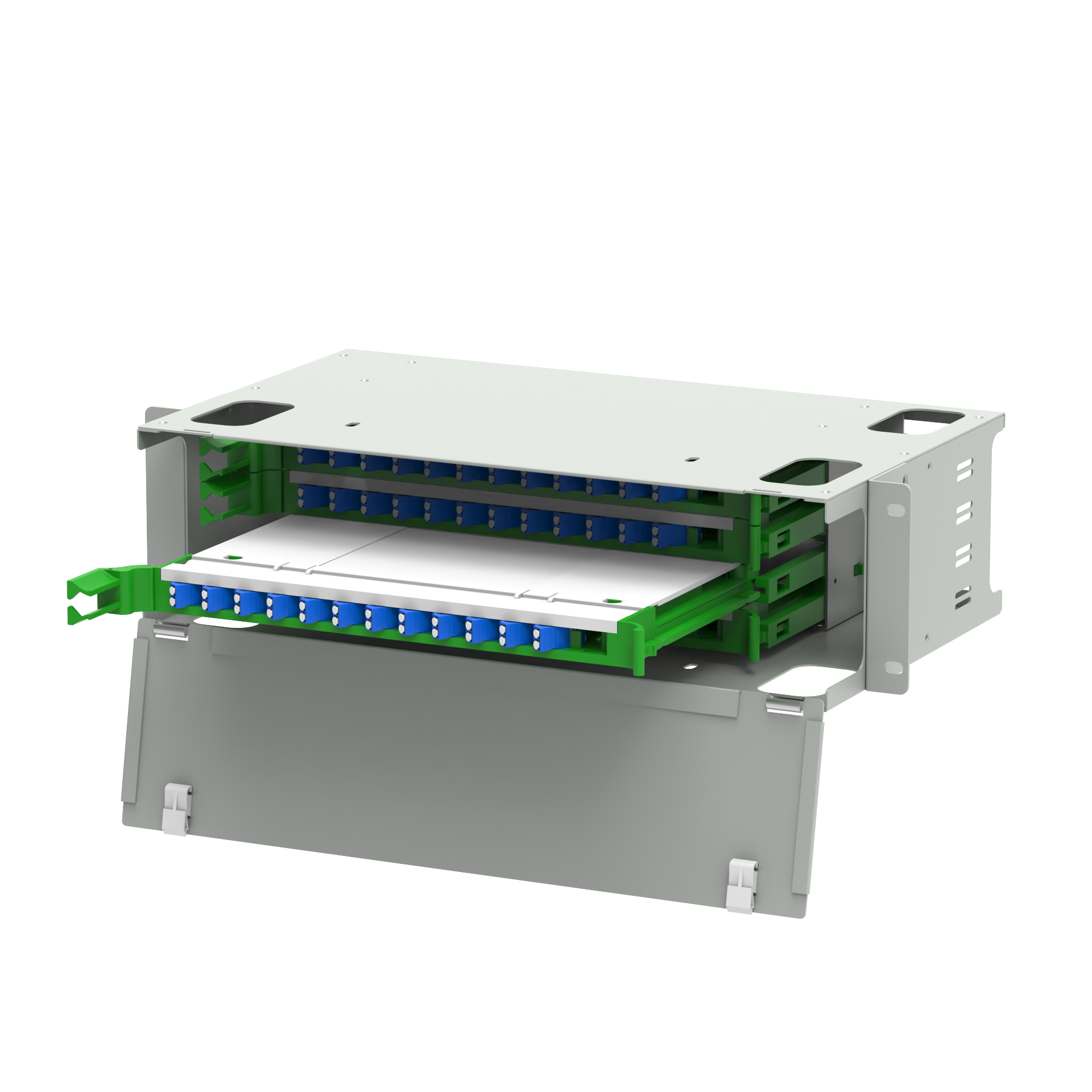 Fiber Optic Equipment 48 Port LC Type Sub Optic Distribution Frame for ODN Network