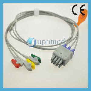 Quality BR-903P Nihon Kohden 3 lead ecg cable,clip wholesale