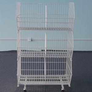 Quality Warehouse Storage Cages Metal Stackable Pallet wholesale