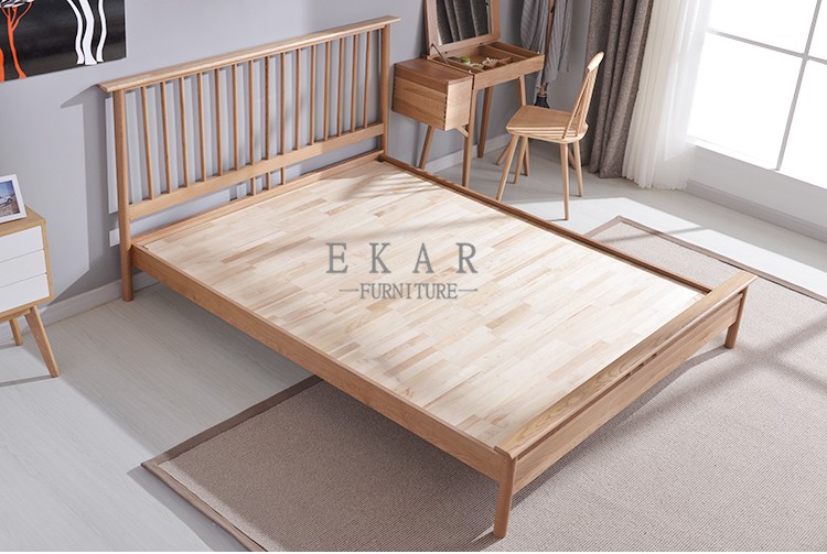 Bed Room Set Modern Adult Loft European Style Wooden Bed