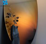 Beauty Unframed Coloured Mirror Glass Portable Electric Cosmetic Mirror